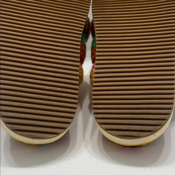 Farm Rio Colorful crochet slides size 7 - Picture 7 of 10